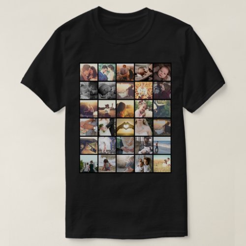 Personalized instagram photo collage T_Shirt