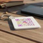 Personalized Instagram QR Code  Keychain<br><div class="desc">Do you own a business? Use cash app frequently? Or just like convenience? Get yourself a Cash App Keychain. These custom keychains can be printed with any QR code to link your customer directly to you quickly! Get tips, link content, and drive people to follow you with style and ease....</div>