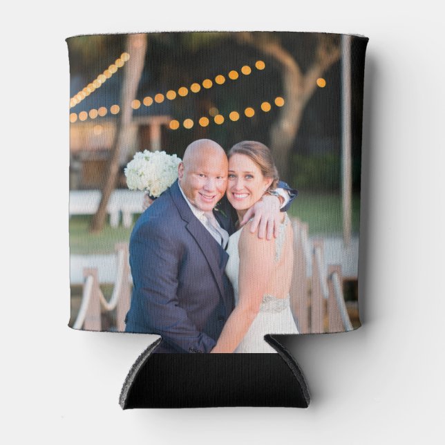 Personalized Insulated Can cooler, Custom photo ca Cooler (Front)