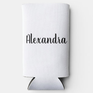 Personalized Insulated Gym Water Bottle: Cup With  Seltzer Can Cooler