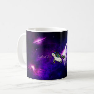 Personalized Inter-Galactic Space Unicorn name mug