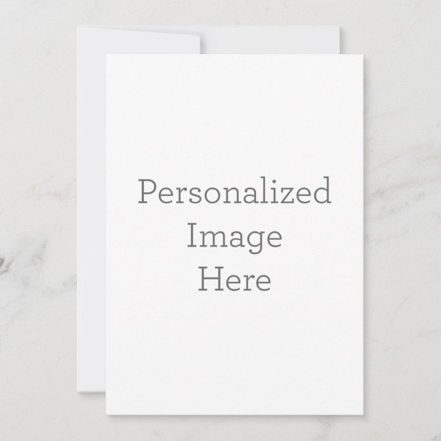 Flat Invitation, Size: 5" x 7", Paper: Signature Matte, Corner: Squared, Envelopes: White, Print Quality: Standard (Front)