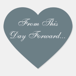 Personalized Invitation Cadet Heart Sticker