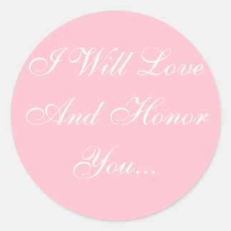 Personalized Invites Bubble Gum Pink Classic Round Sticker