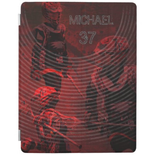 Personalized iPad Cover for Lacrosse Players