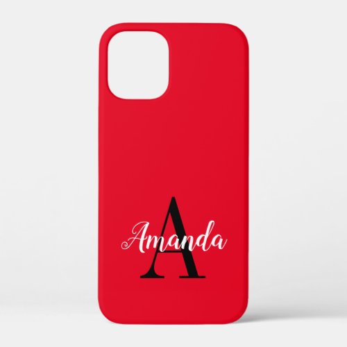 Personalized iPhone 12 mini case with custom color