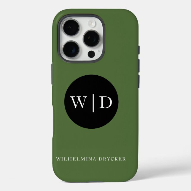 Personalized  iPhone 16 Pro Case with Your Name (Back)