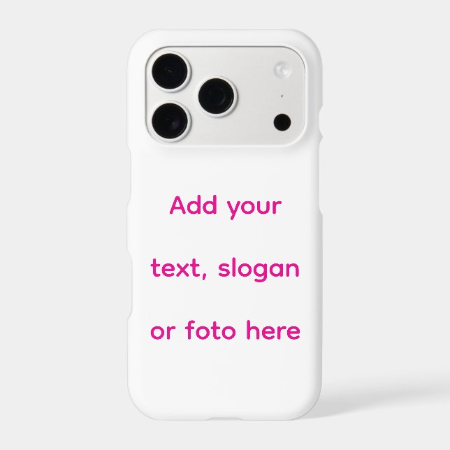 Personalized iPhone 17 Pro case with custom text o (Back)