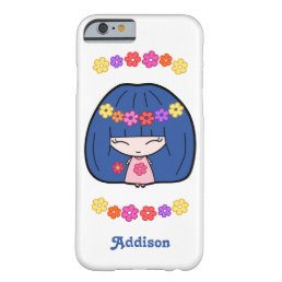 Personalized iPhone 6 Case With Cute Kawaii Girl