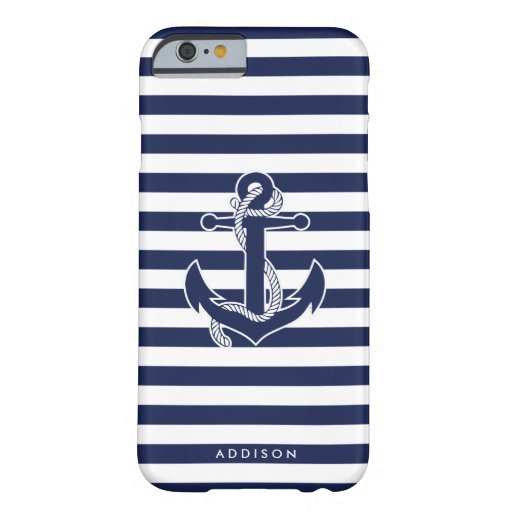 Personalized iPhone 6 Cases Nautical With Anchor