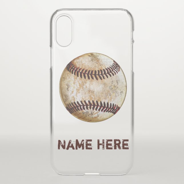 Personalized iPhone Baseball Cases Newest to Older (Back)