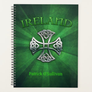 Personalized Ireland Celtic Cross Planner