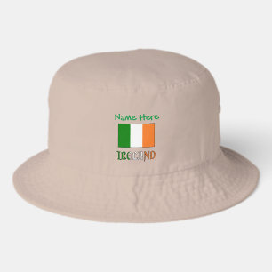 Personalized Ireland Flag Bucket Hat