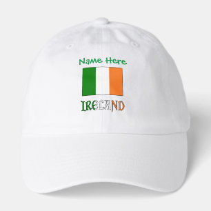 Personalized Ireland Flag Hat