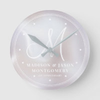 Personalized Iridescent Pearl Wedding Anniversary
