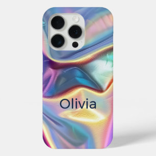 Personalized Iridescent Phone Case Custom Name