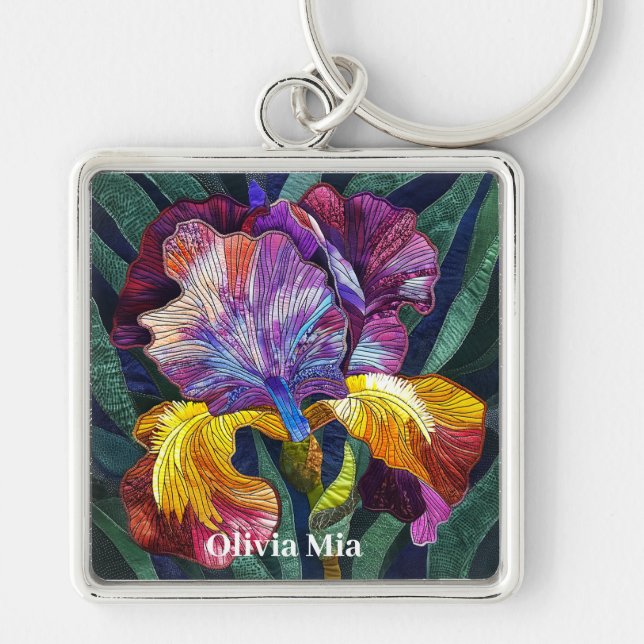 Personalized iris keychain (Front)