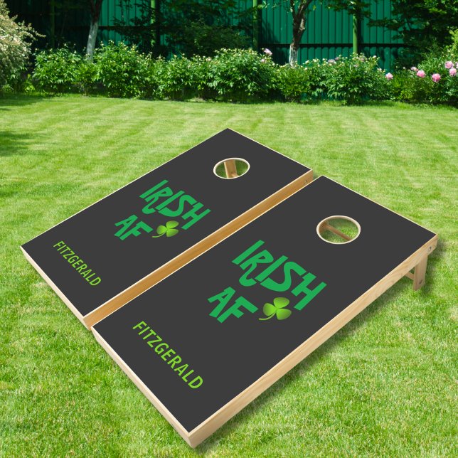 Personalized Irish Cornhole Set (Creator Uploaded)