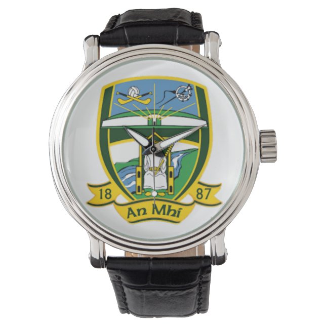 Personalized Irish County Men's Watches Co.Meath. (Front)