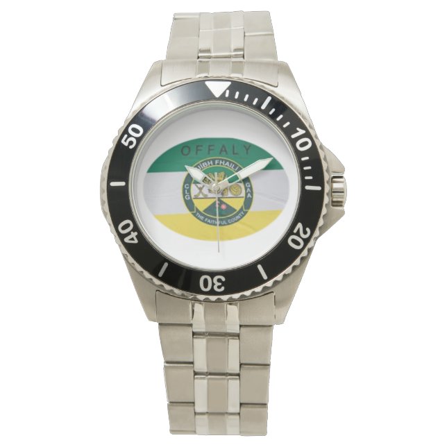 Personalized Irish County Men's Watches Co.Offaly (Front)