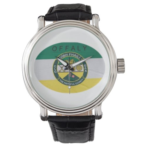 Personalized Irish County Mens Watches CoOffaly