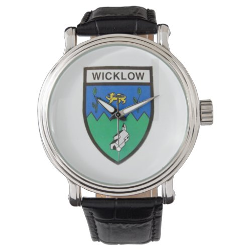 Personalized Irish County Mens Watches CoWicklow