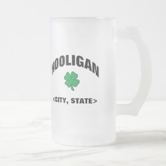 Personalized Irish Hooligan Beer Mug
