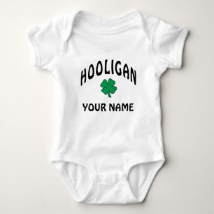 Personalized Irish Hooligan T-Shirt Baby Bodysuit