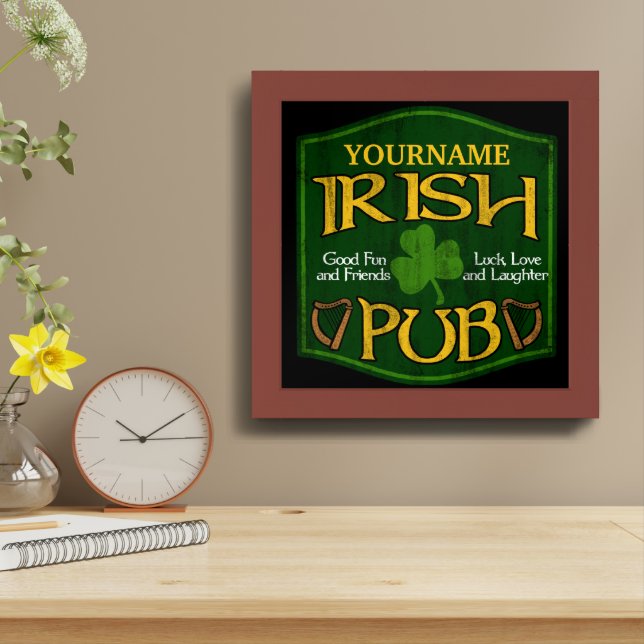 Personalized Irish Pub Sign (Table Top)