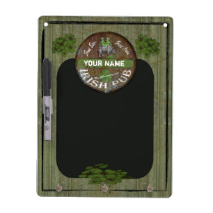 Personalized Irish pub sign Dry Erase Board