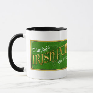 Personalized Irish Pub Sign Mug