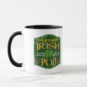 Personalized Irish Pub Sign Mug (Left)
