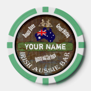 Personalized Irish Pub sign Poker Chips
