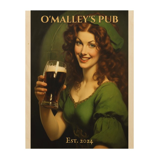 Personalized Irish Pub Sign | St. Patrick's Day (Front)
