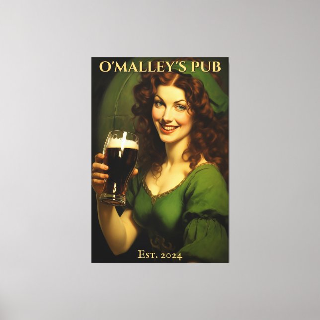Personalized Irish Pub Sign | St. Patrick's Day (Front)
