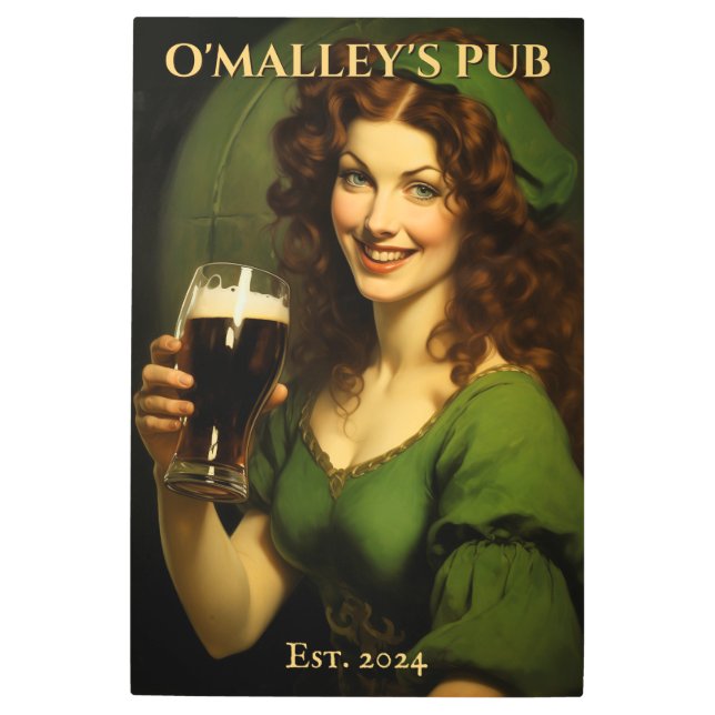 Personalized Irish Pub Sign | St. Patrick's Day (Front)