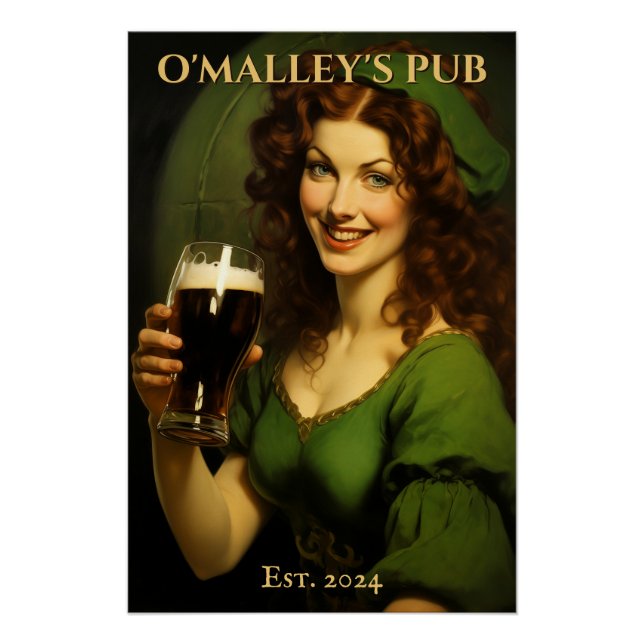 Personalized Irish Pub Sign | St. Patrick's Day (Front)