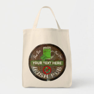 Personalized Irish pub sign Tote Bag
