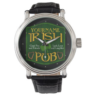 Personalized Irish Pub Sign Watch