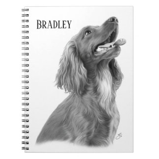 Personalized Irish Setter Notebook