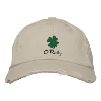 Personalized Irish Shamrock Hat, Baseball Cap