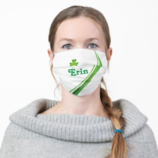 Personalized Irish themed face mask (Worn)