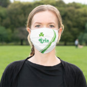 Personalized Irish themed face mask (Outside)
