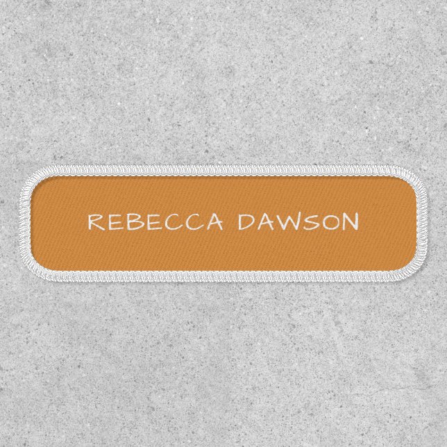 Personalized Iron-on Name Label Patch (Front)