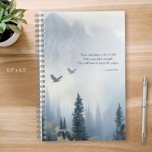 Personalized Isaiah 40:31 Eagles Scripture Journal
