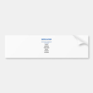 Personalized it!!!!!! bumper sticker