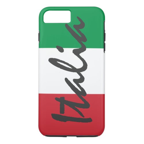 Personalized Italia Flag iPhone 8 Plus7 Plus Case