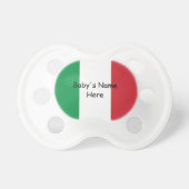 Personalized Italian Flag Gifts Pacifier (Front)