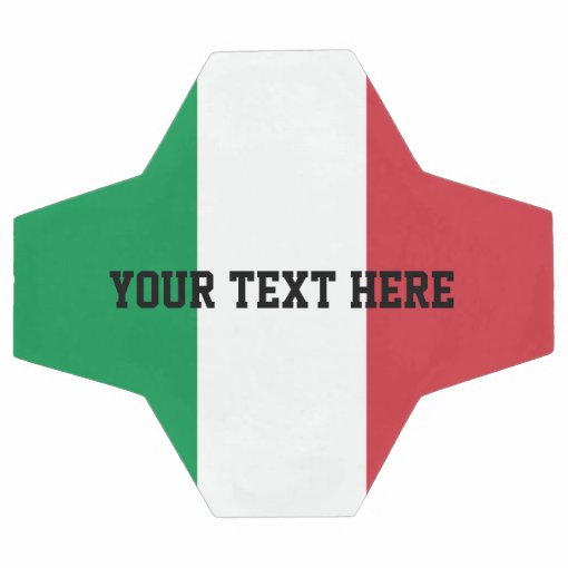 Personalized Italian flag soccer ball gift idea | Zazzle