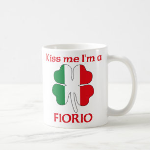 Personalized Italian Kiss Me I'm Fiorio Coffee Mug